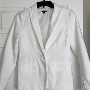 White Apt9 Suit Jacket